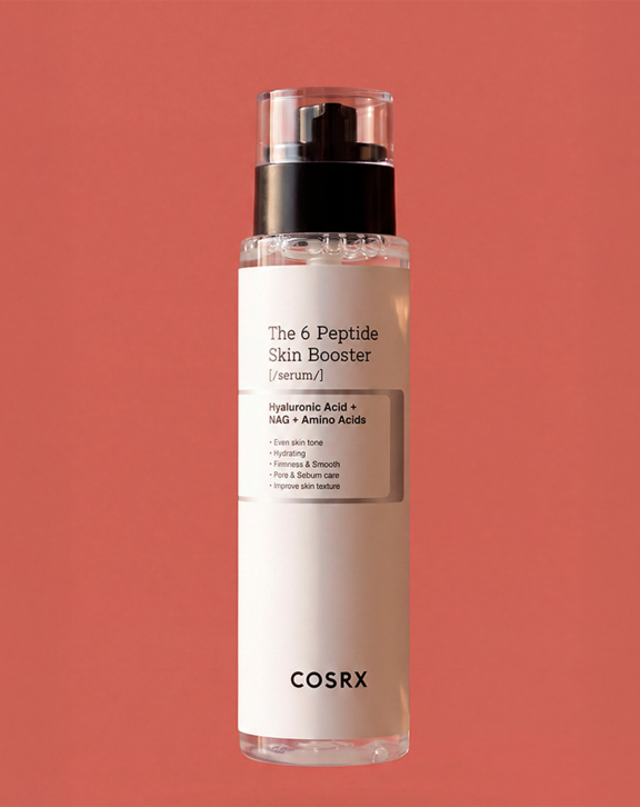 Serum ultra ligero y multifuncional con seis péptidos potentes, diseñado para preparar y elevar el estado general de la piel como primer paso en tu rutina diaria. Ideal para todo tipo de piel, incluso aquellas con múltiples preocupaciones; gracias a su textura ligera, se absorbe rápidamente y no genera sensaciones pesadas.