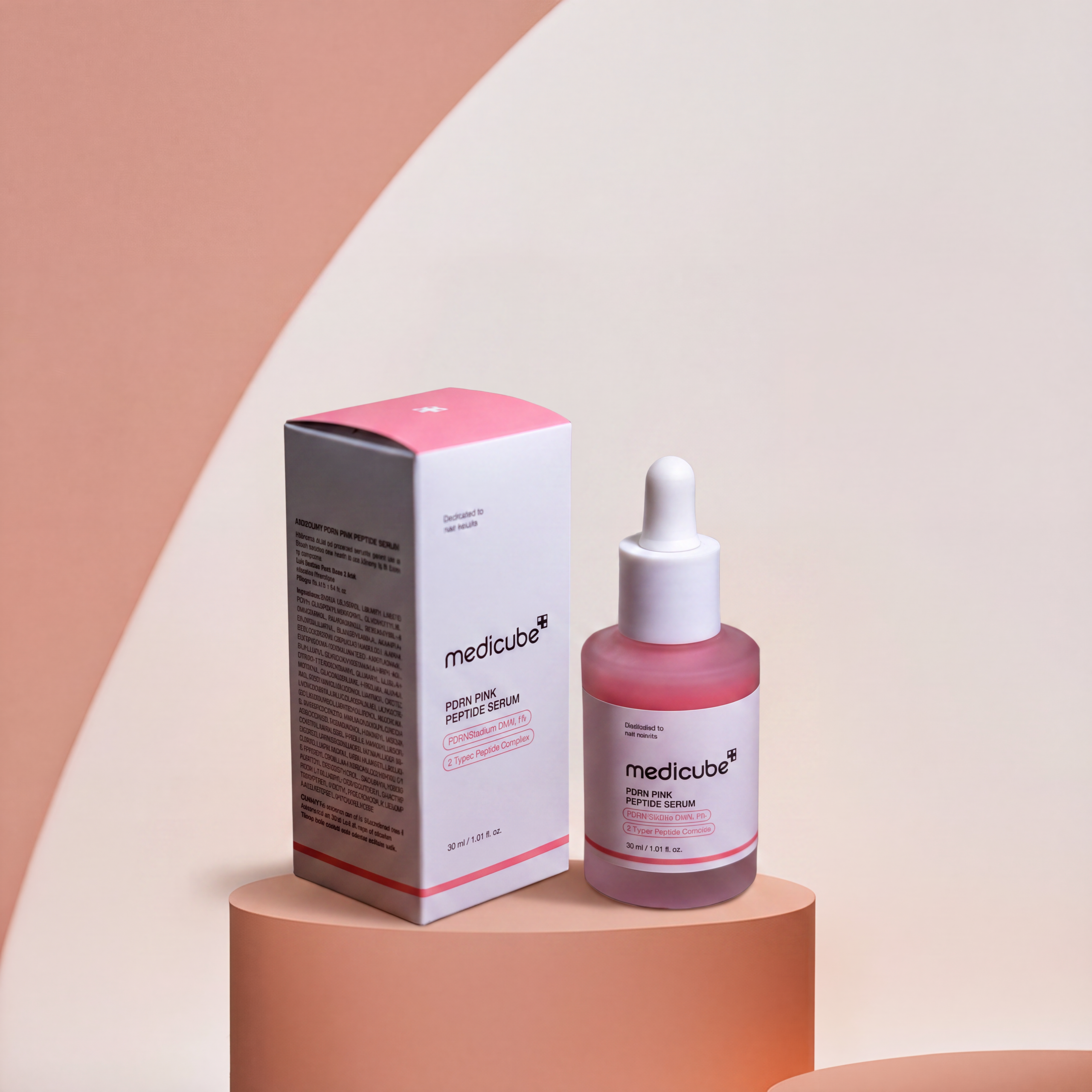 MEDICUBE - PDRN Pink Peptide Serum (30 ml) | Serum Glow instantáneo y renovador - Imagen 3