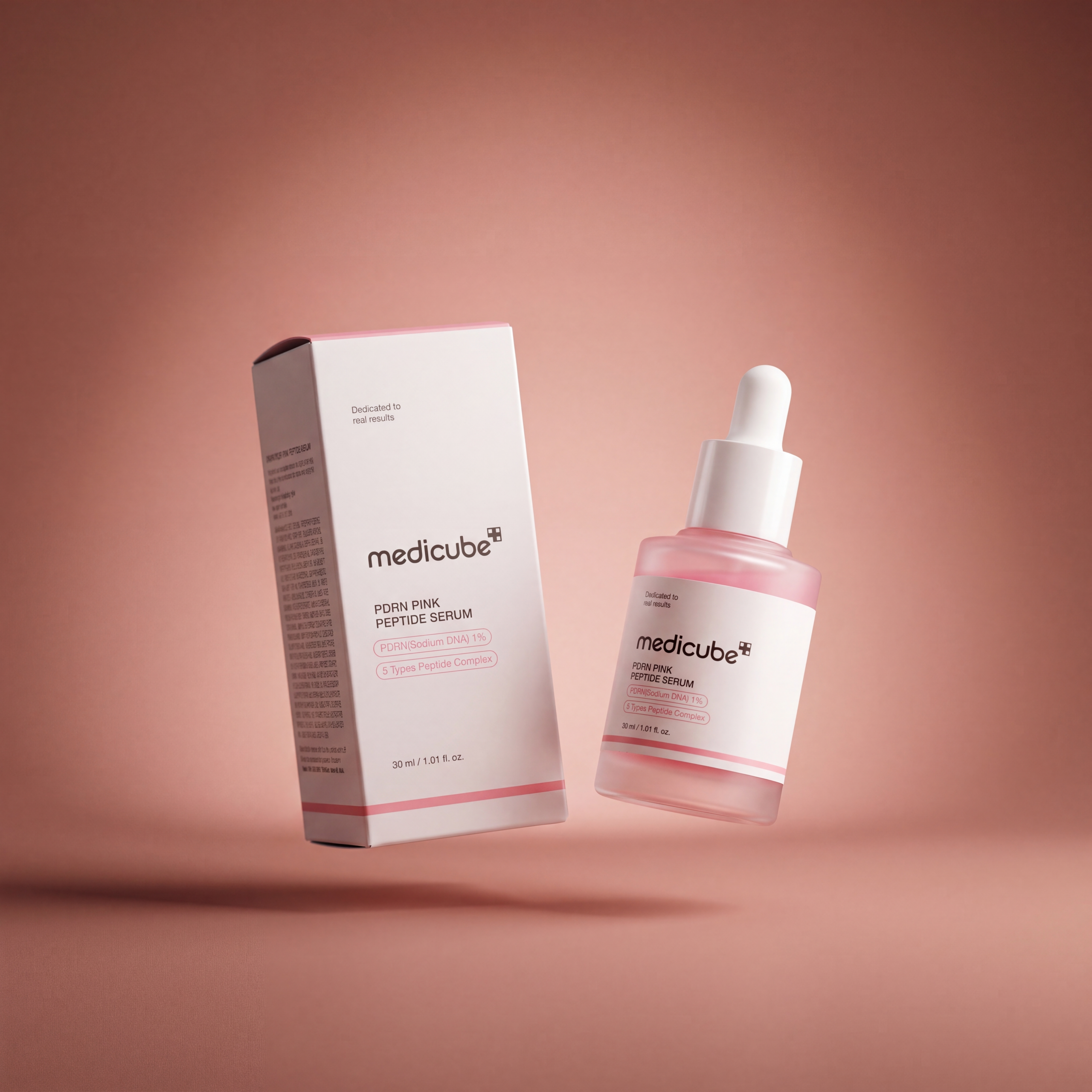 MEDICUBE - PDRN Pink Peptide Serum (30 ml) | Serum Glow instantáneo y renovador